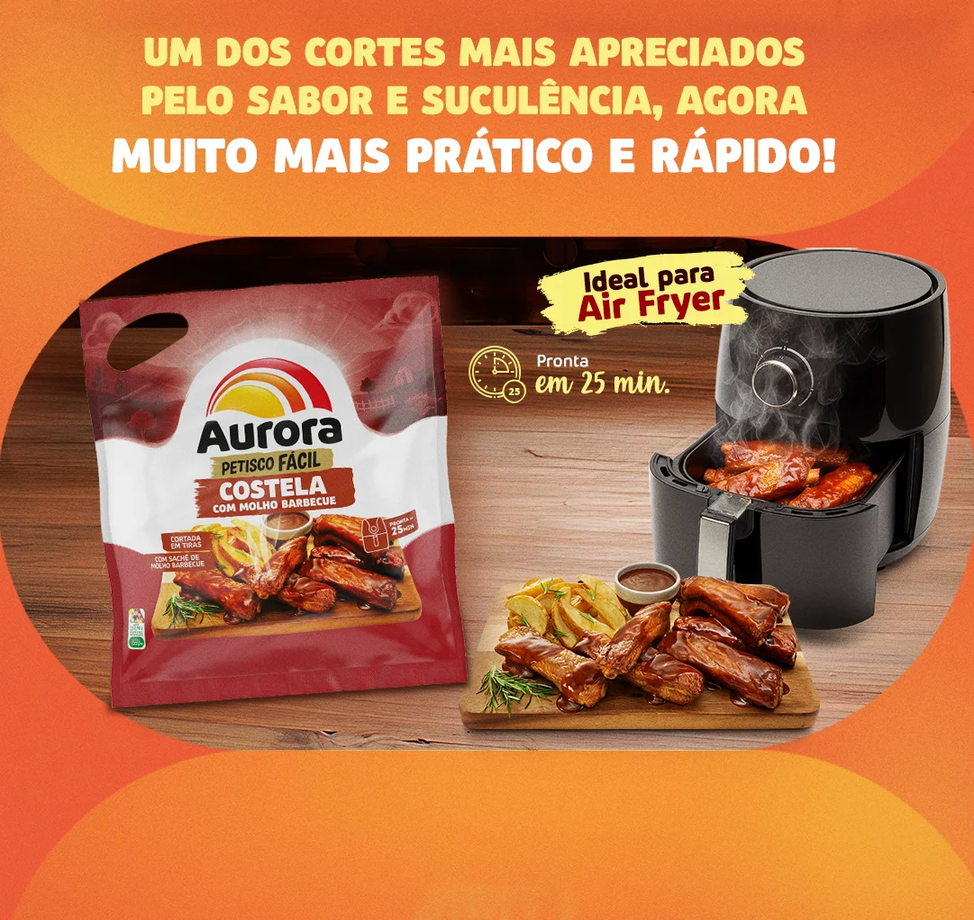 Petisco Fácil - Costela com molho barbecue